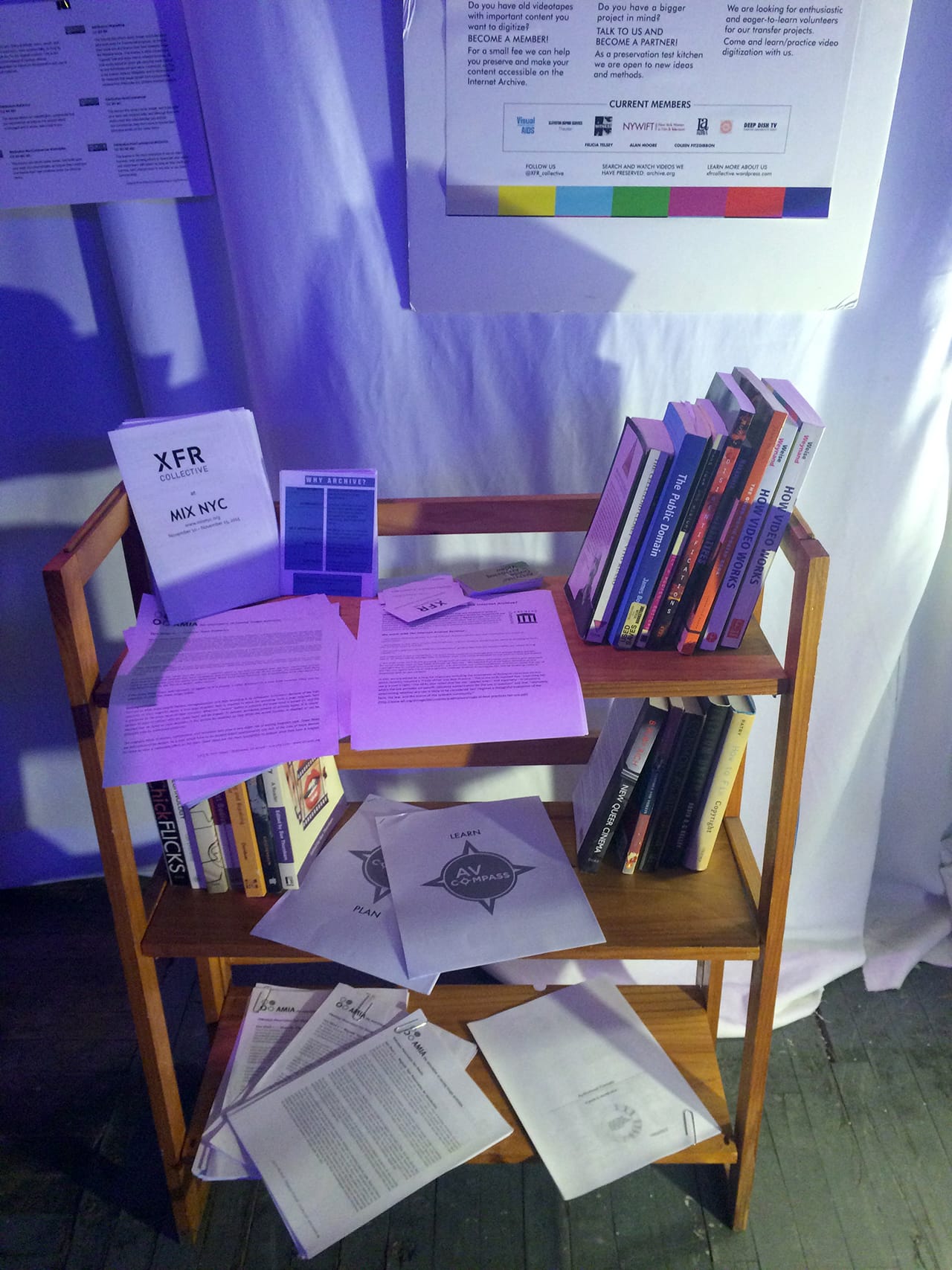 XFR Collective's informational library of reading materials on how to identify, digitize, and preserve analog video formats (click to enlarge)