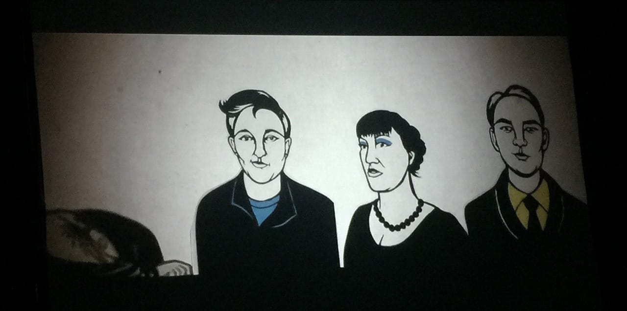 Image from film "Midnight at the Continental" by Sonya Reynolds & Lauren Hortie.