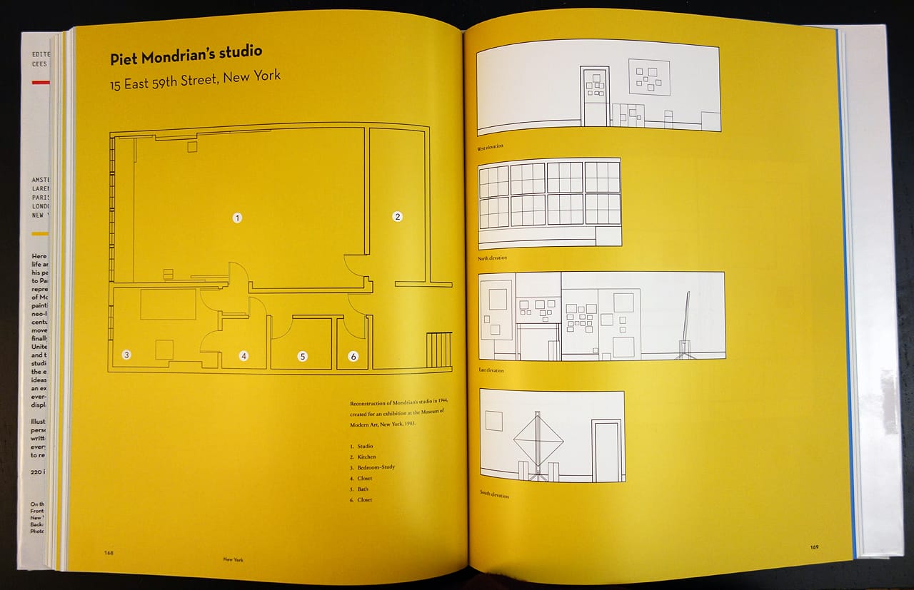 'Piet Mondrian: The Studios' (photo of the book for Hyperallergic)