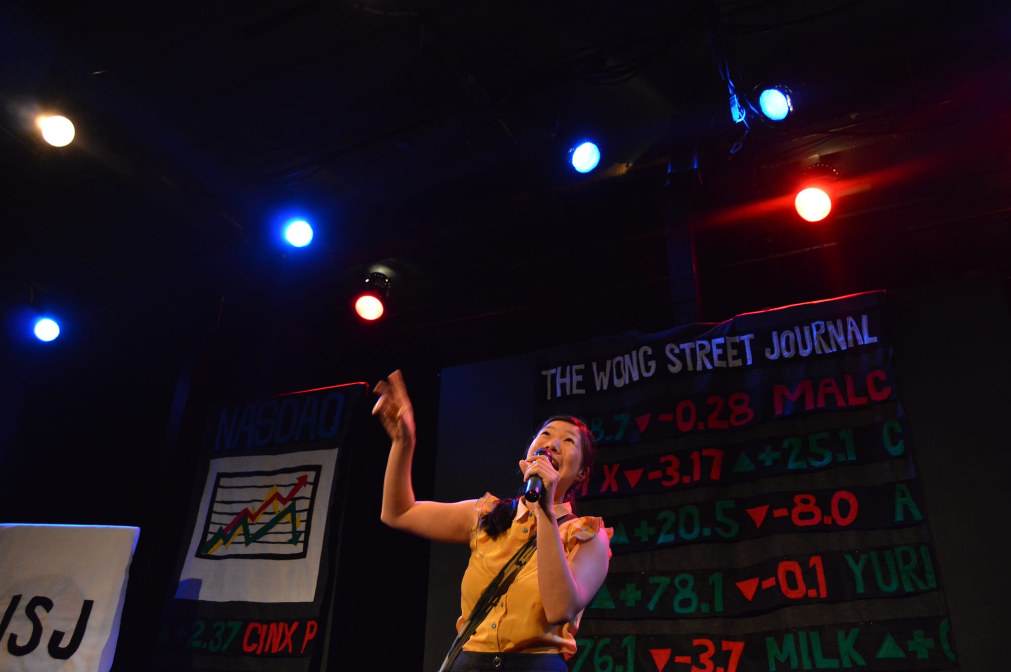 Kristina Wong's 'The Wong Street Journal' at REDCAT, Los Angeles (image courtesy of Diana Wyenn, REDCAT)