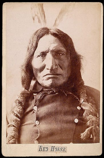 Cabinet card of Red Horse (via Wikimedia)