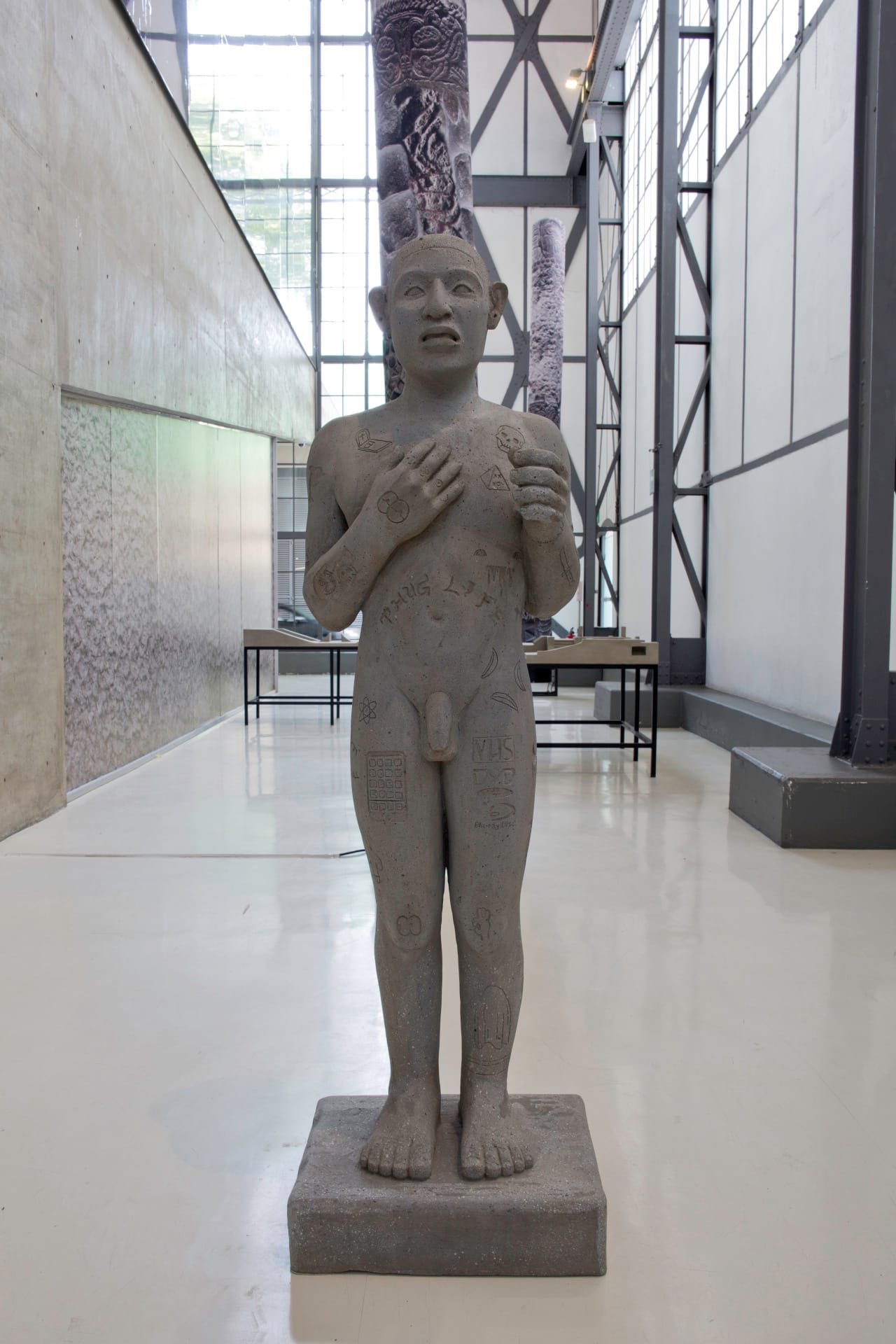 SANGREE, "Codex" (2015), chiseled concrete