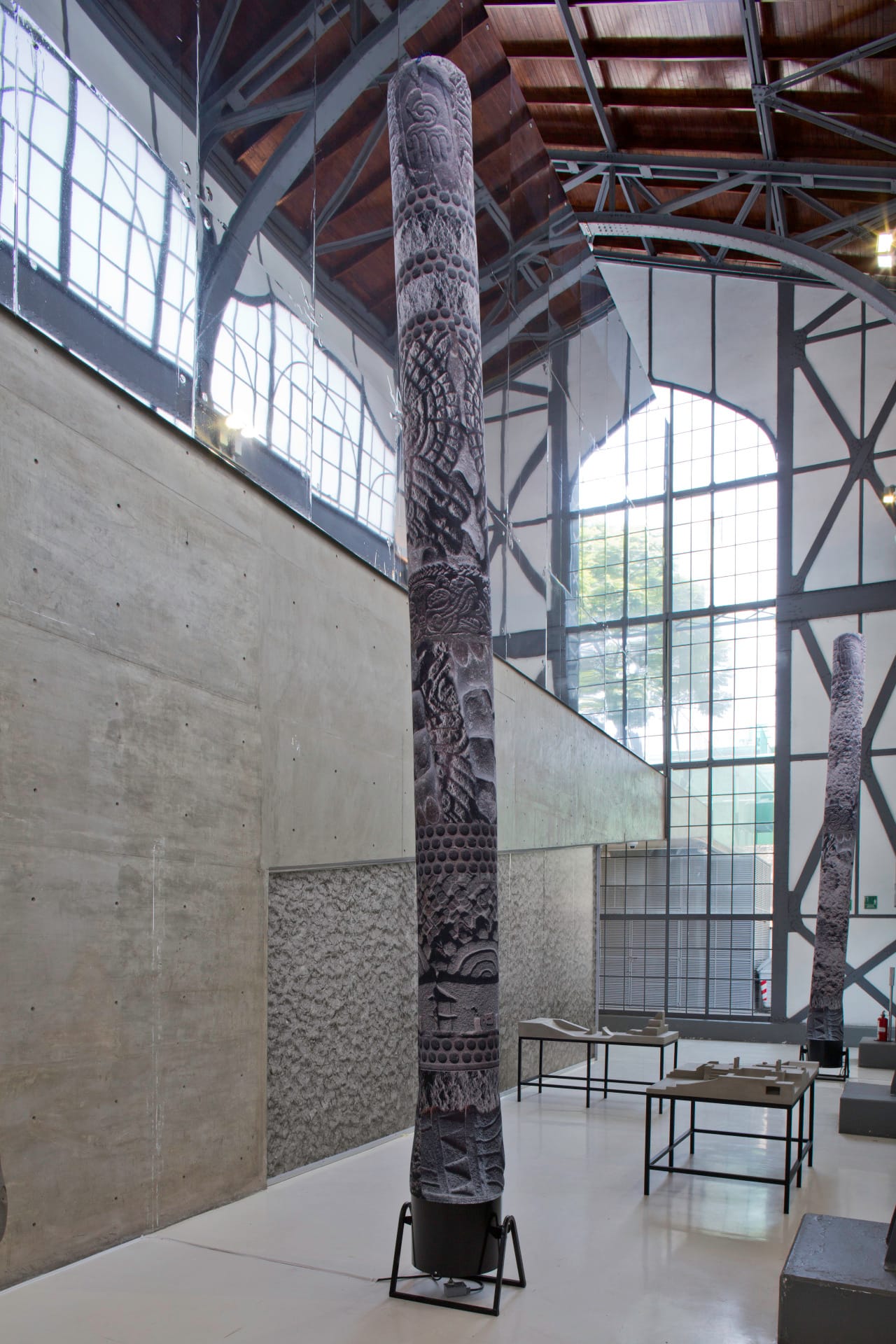 Installation view of SANGREE's 'Murmurs of Earth' at the Museo Universitario del Chopo