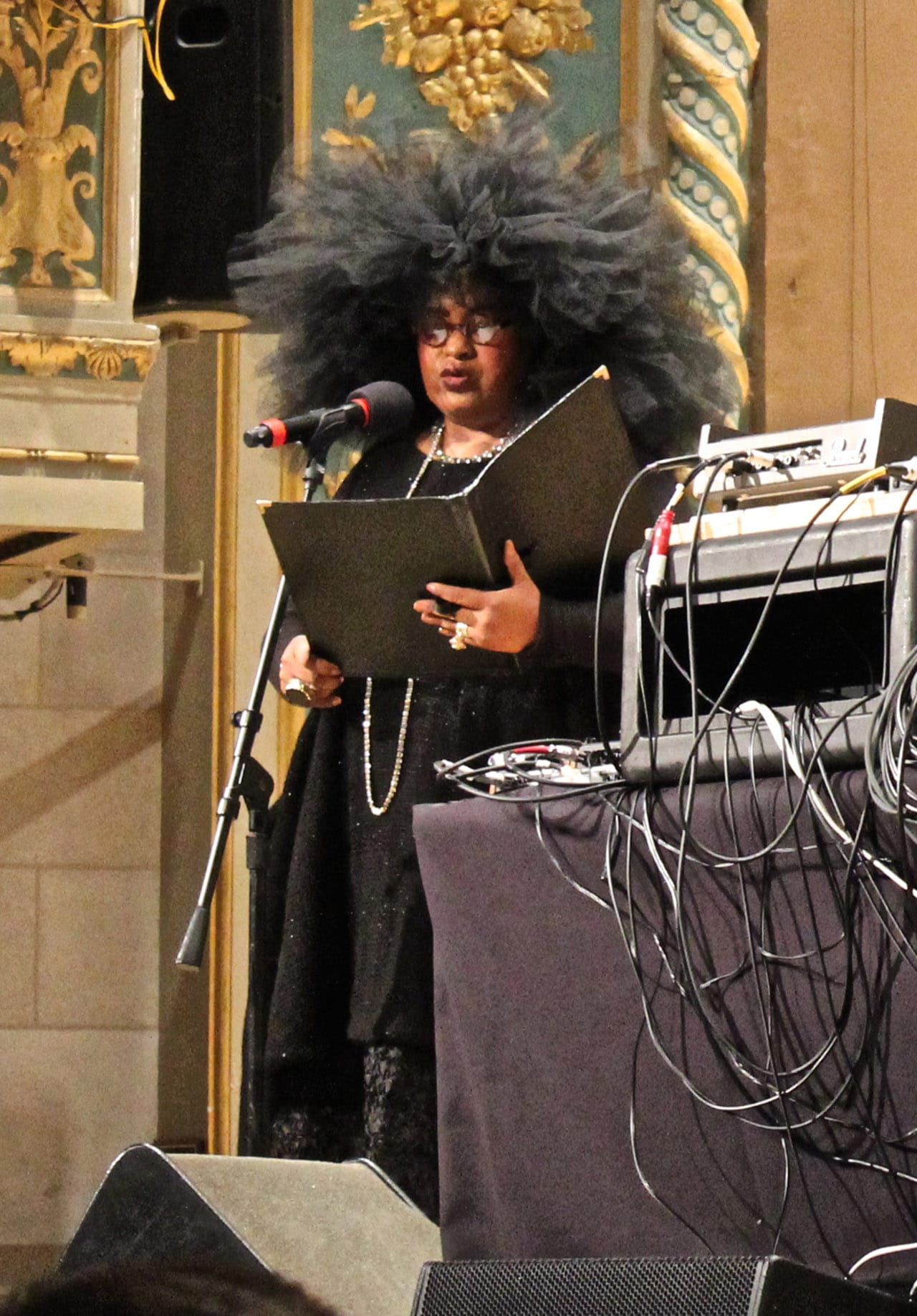 Marsha Music reads "Memories and Dreams" (click to enlarge)