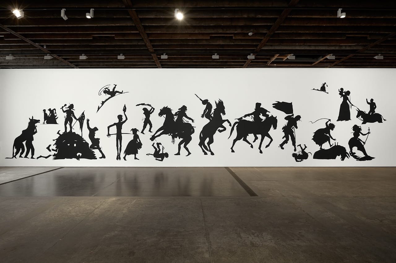 Kara Walker, "The Jubilant Martyrs of Obsolescence and Ruin" (2015) (photo courtesy Victoria Miro gallery)