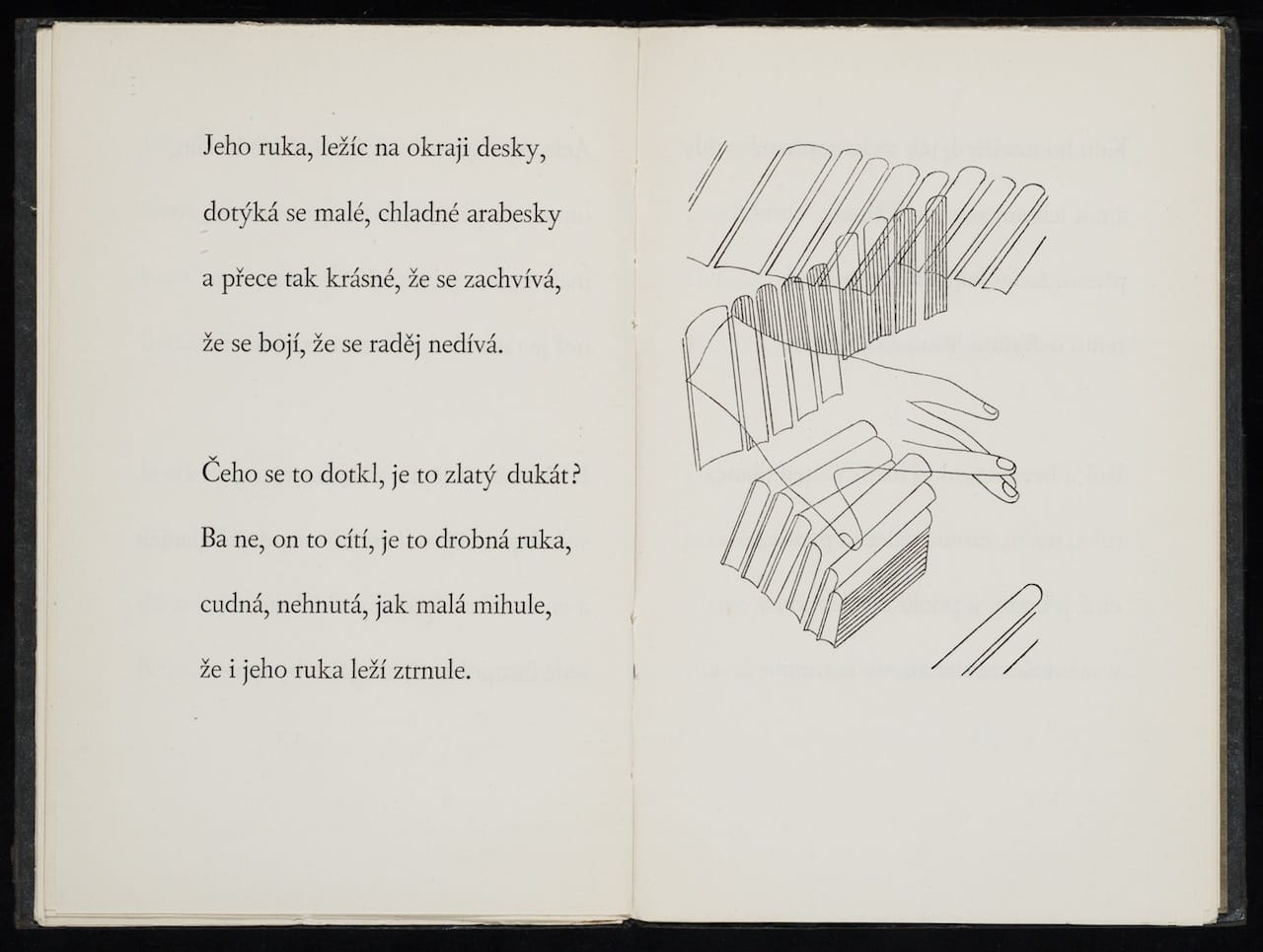 Toyen, illustration for "Sylvestrovská noc" (1929) by Vítězslav Nezval