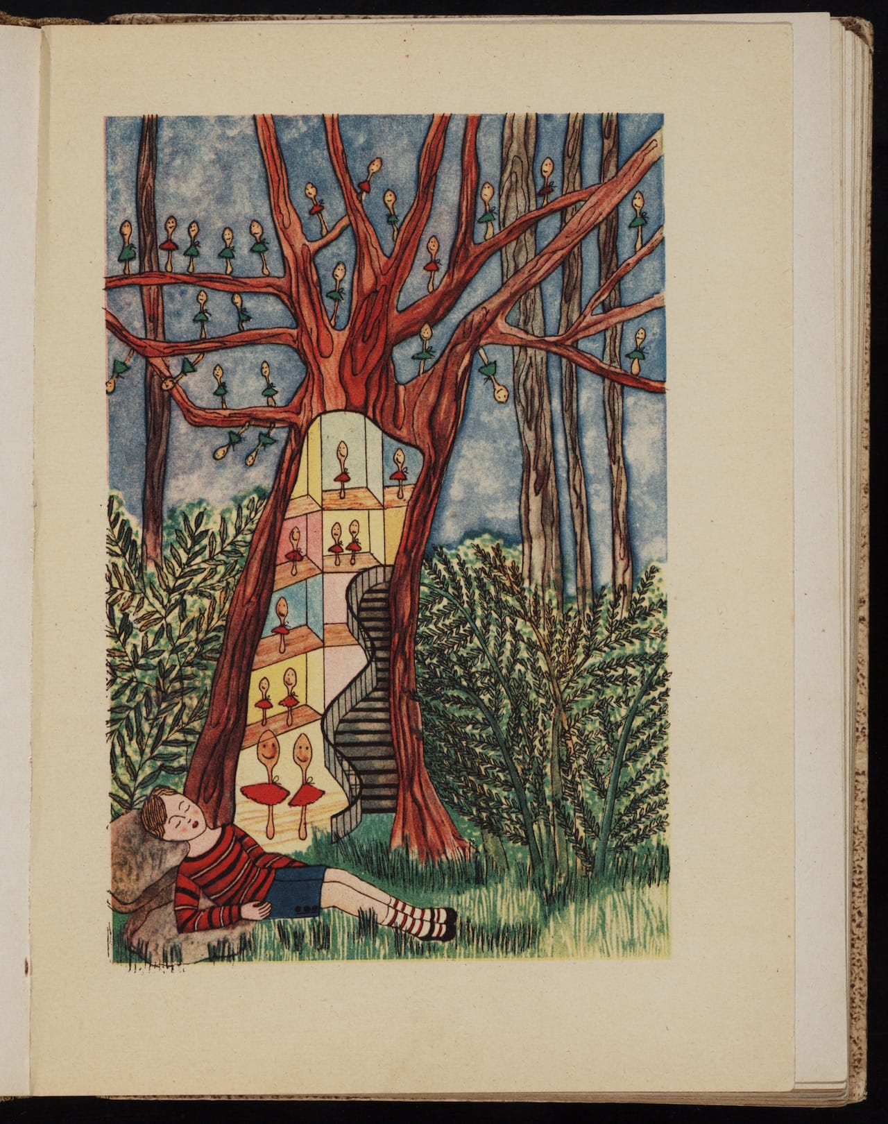 Toyen, illustration for "Veselé pohádky z celého světa" (1930) by Marie Majerová 