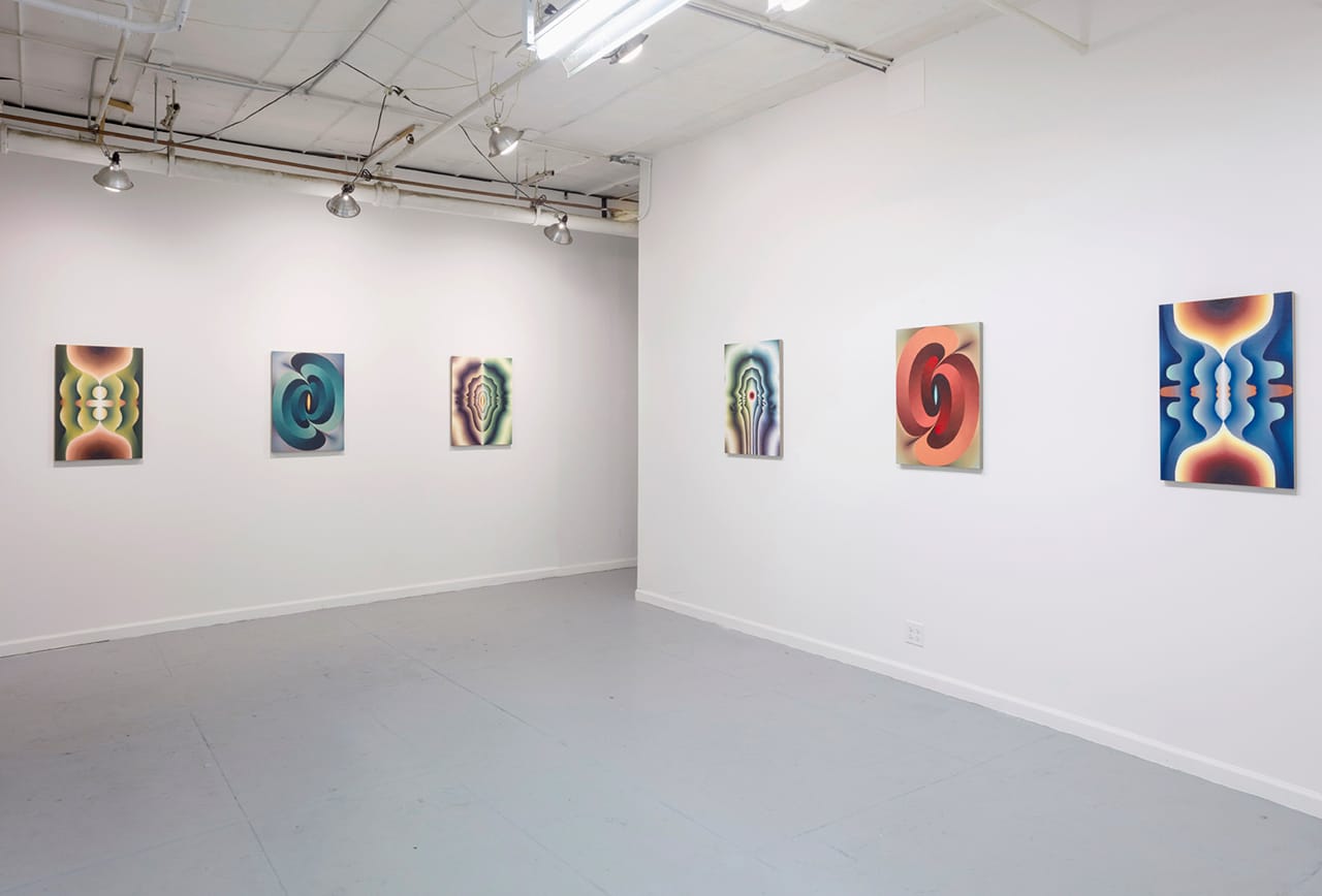 Installation view, 'Loie Hollowell: AHHA' at 106 Green (all images courtesy the artist and 106 Green)