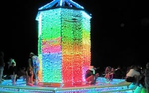 A Seashell Temple, a Glowflower Tree, and More Art Adventures at Burning Man