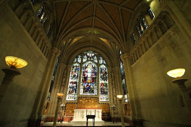 The interior of St. John the Divine in New York (photo courtesy Gildardo Sánchez's Flickrstream)