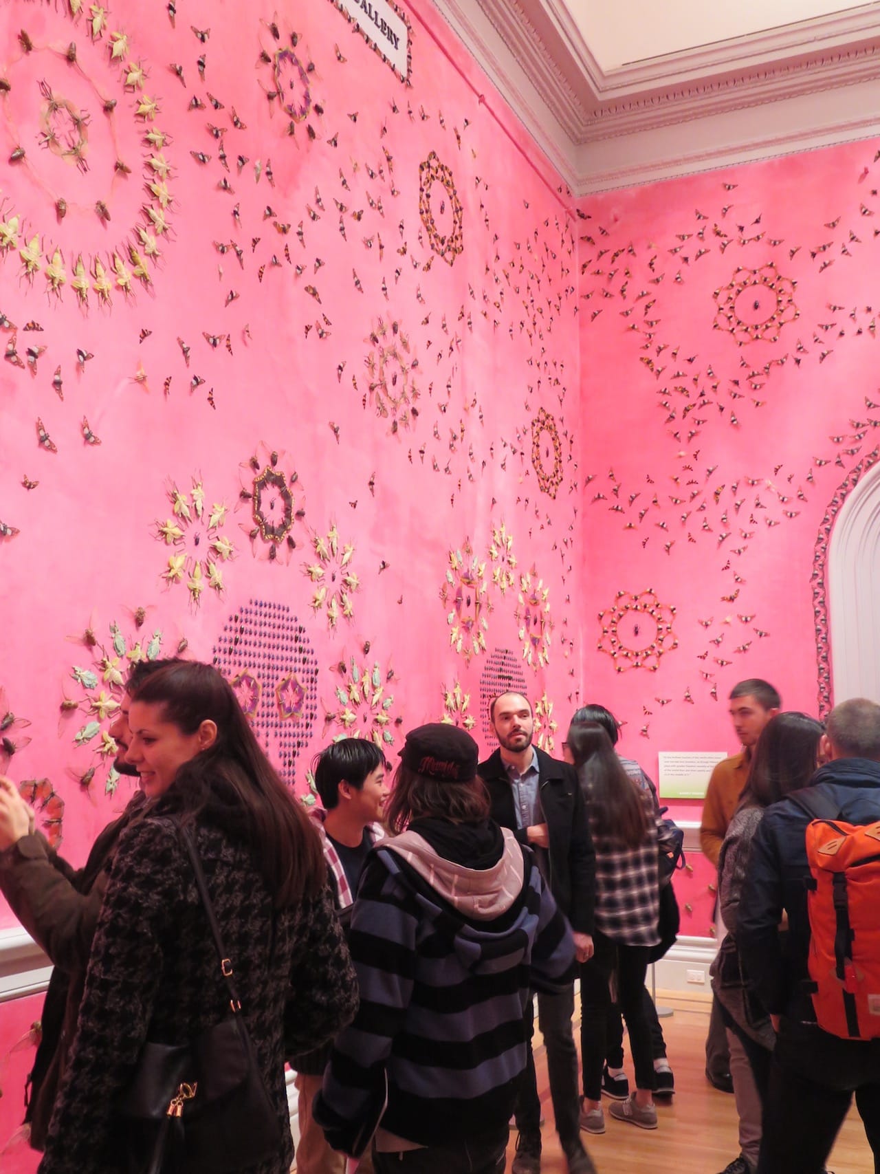 Detail of Jennifer Angus, "In the Midnight Garden" (2015)