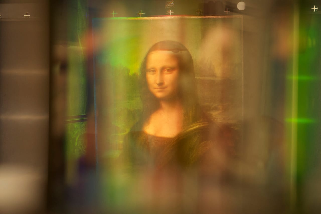 Cotte used his own technology to examine the painting (all images courtesy Brinkworth Films)