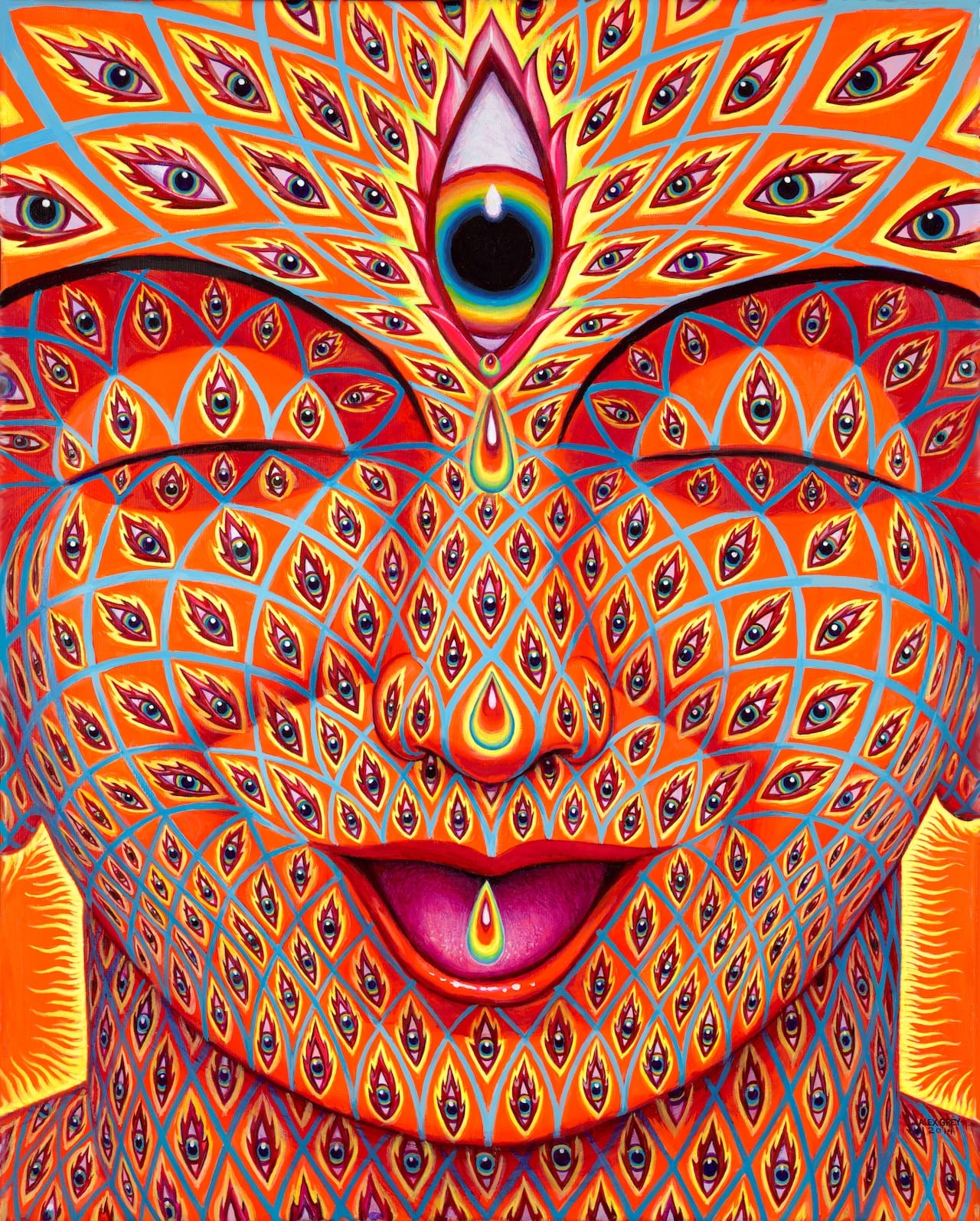 Alex Grey, "Tears of Joy"