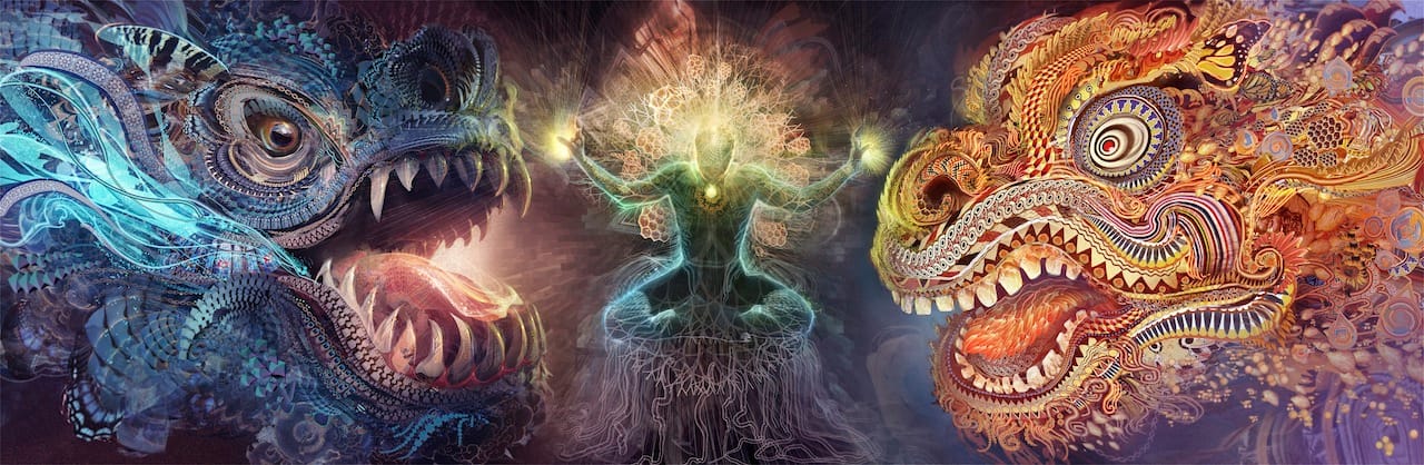 Android Jones, "Harmony of the Dragons"