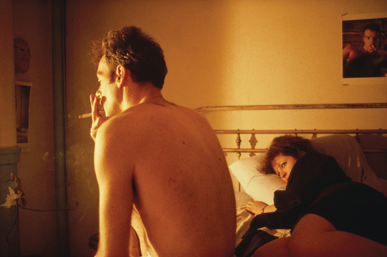 Nan Goldin, "Nan and Brian in bed, New York City 1983," from 'The Ballad of Sexual Dependency' (Aperture 2012) (© Nan Goldin)