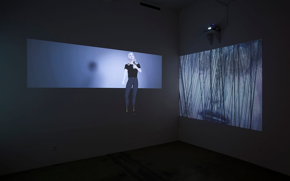 Casey Jane Ellison. "It’s So Important to Seem Wonderful Part II" (2015). Three channel video, 10 minutes, 17 seconds (via steveturner.la)