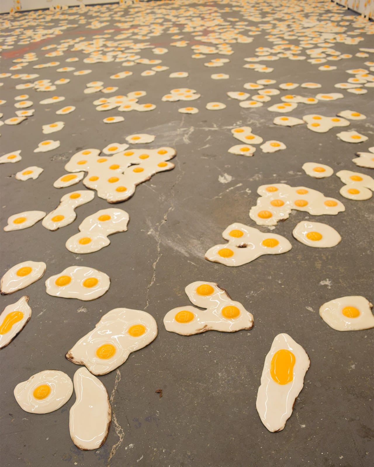 Installation view of Christopher Chiappa's 'Livestrong' at Kate Werble Gallery