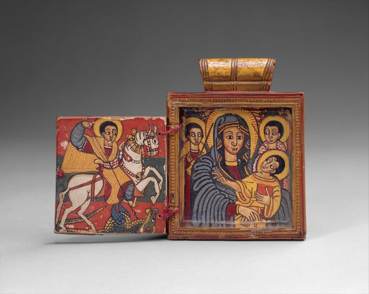 Double Diptych Icon Pendant from Ethiopia (early 18th century) (courtesy the Metropolitan Museum of Art)