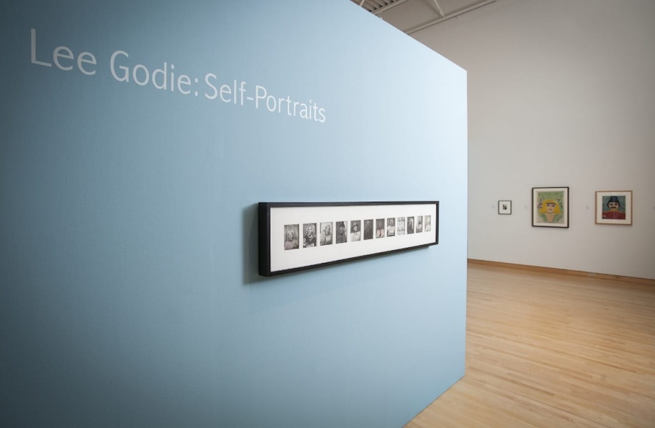 'Lee Godie: Self-Portraits' installation view
