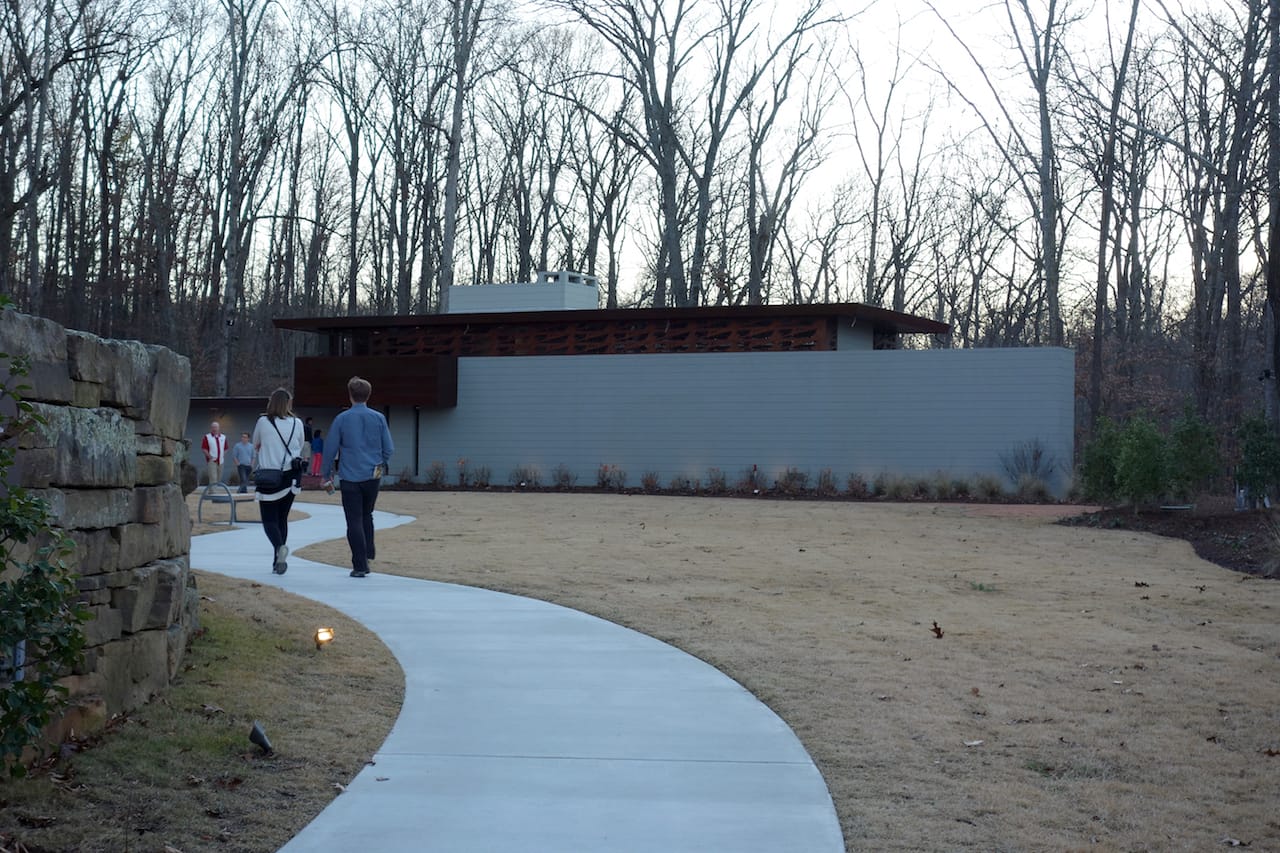 Frank Lloyd Wright's Bachman-Wilson House at Crystal Bridges Museum of American Art, Bentonville, Arkansas