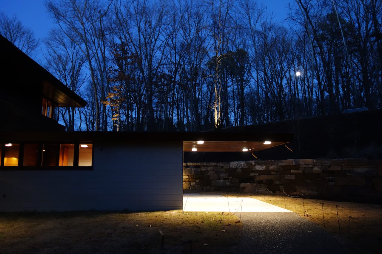 Frank Lloyd Wright's Bachman-Wilson House at Crystal Bridges Museum of American Art, Bentonville, Arkansas