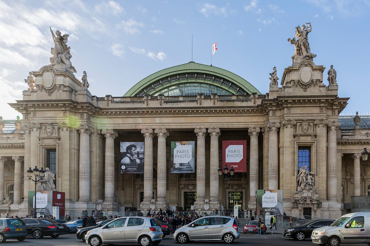 The Grand Palais, seen here during the recent Paris Photo art fair, will close in 2019 for renovations. (photo by ninara/Flickr)
