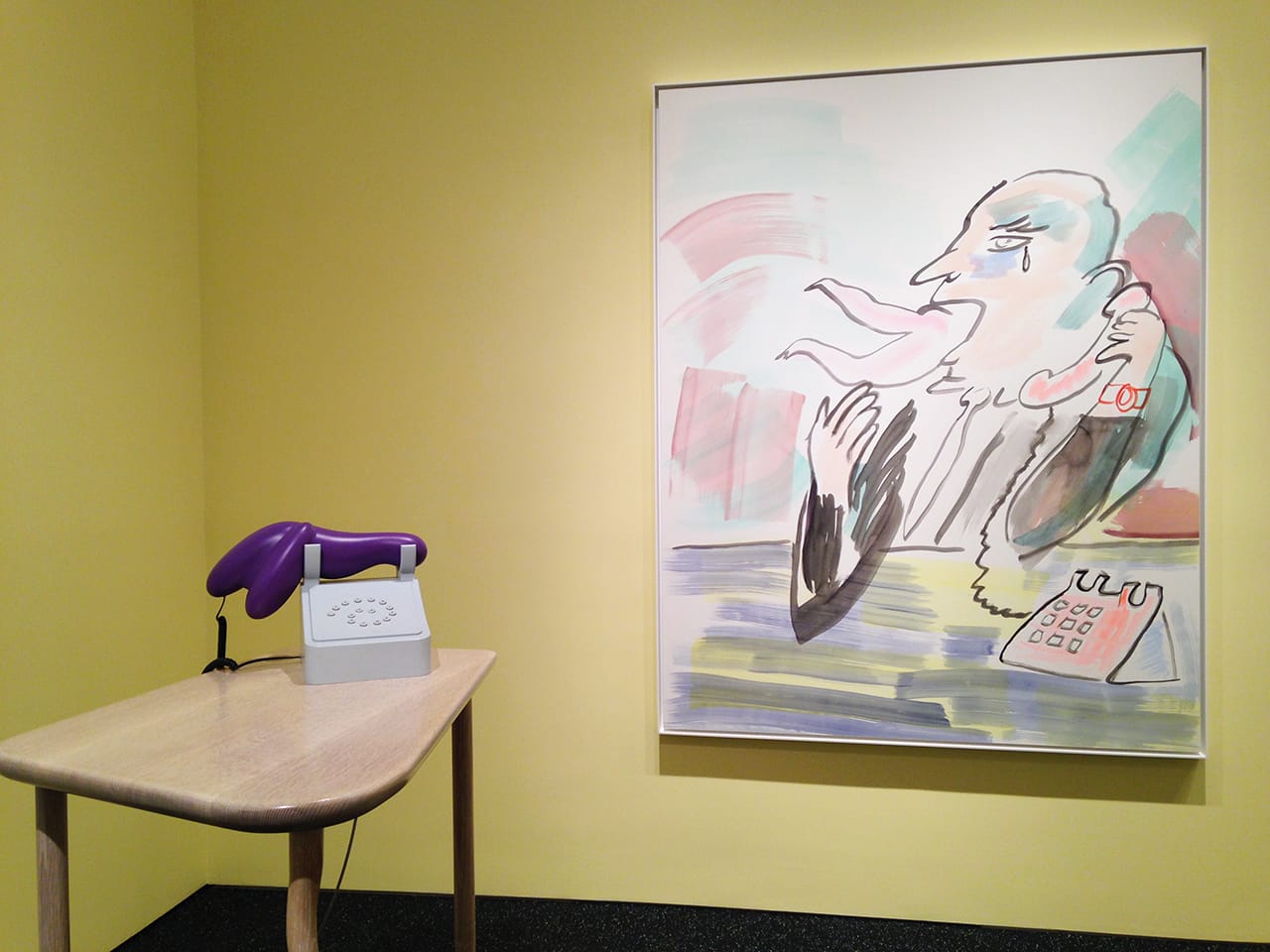 Installation view, 'Camille Henrot' at Metro Pictures (photo by the author for Hyperallergic)