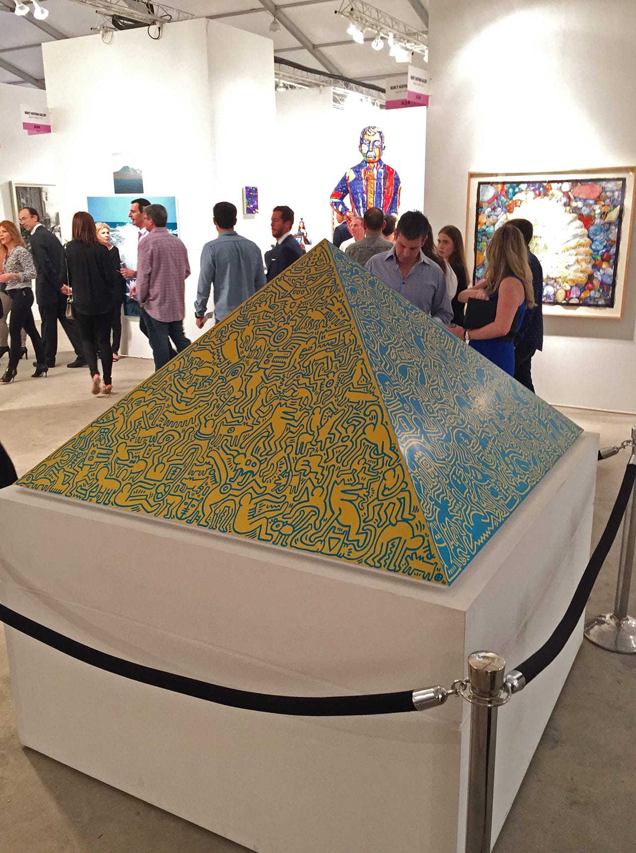 Keith Haring, "Pyramid" at Queue Projects
