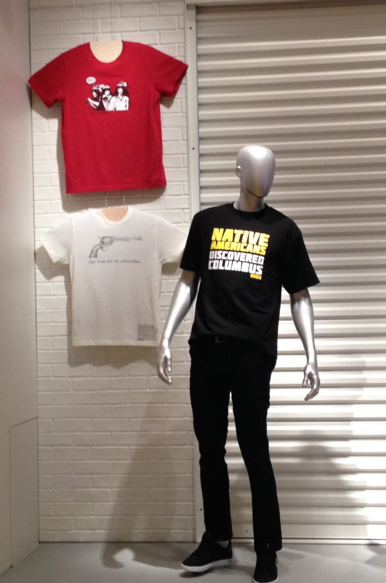 Jared Yazzle's streetwear turns traditional narrative on its head (click to enlarge)