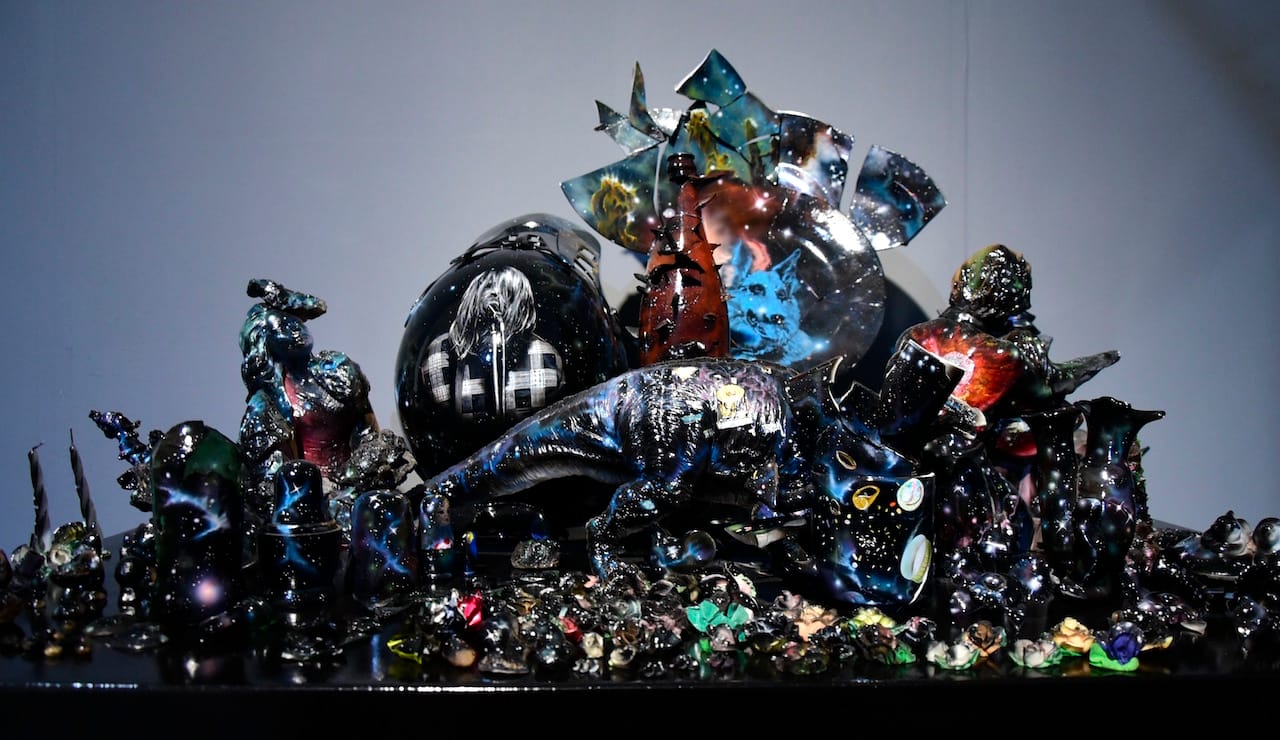 Adrián Villar Rojas, "Everything you are I am not" (2008) in the show of the same name at Mana Wynwood