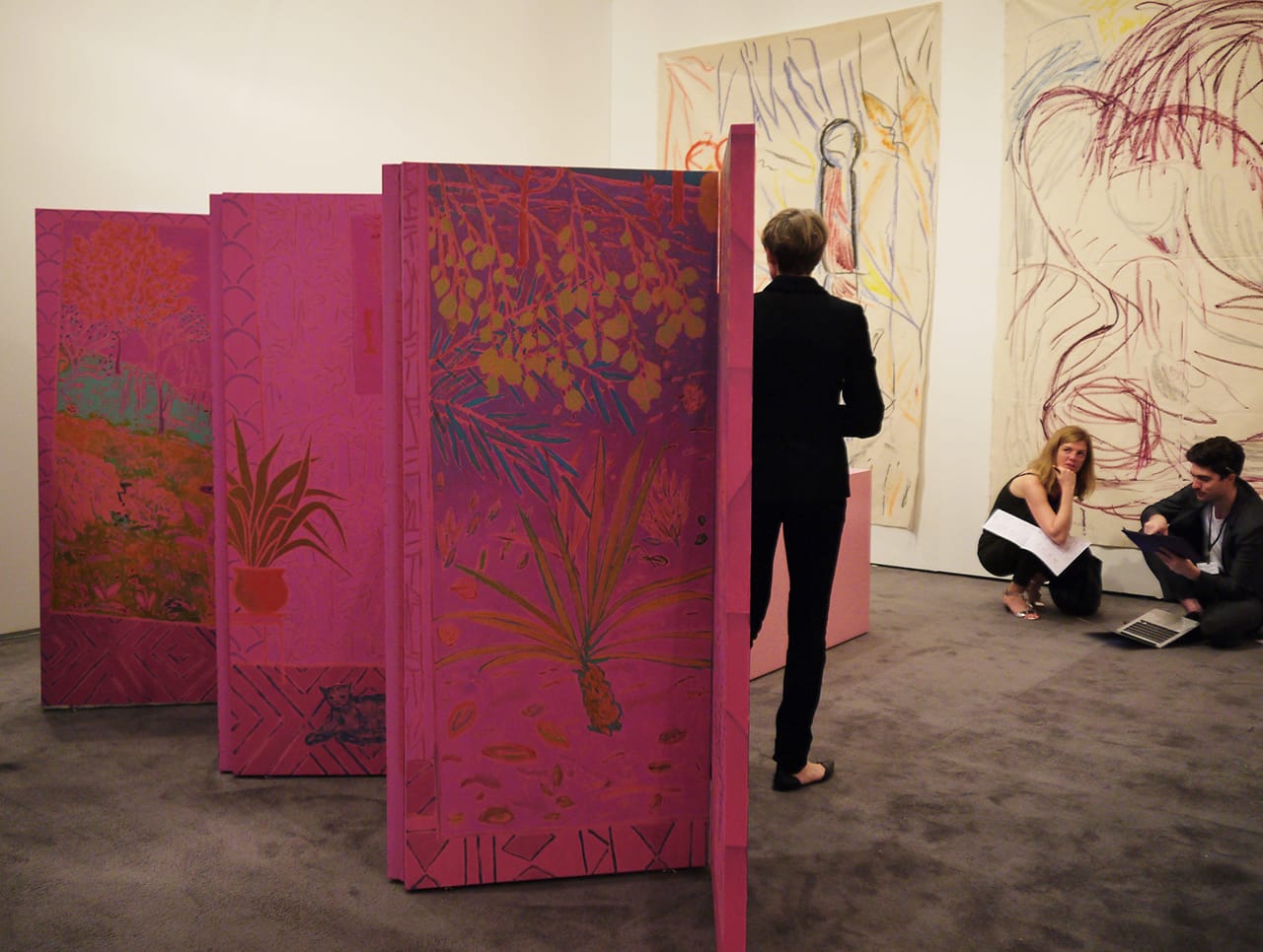 John McAllister divider at James Fuentes Fallery