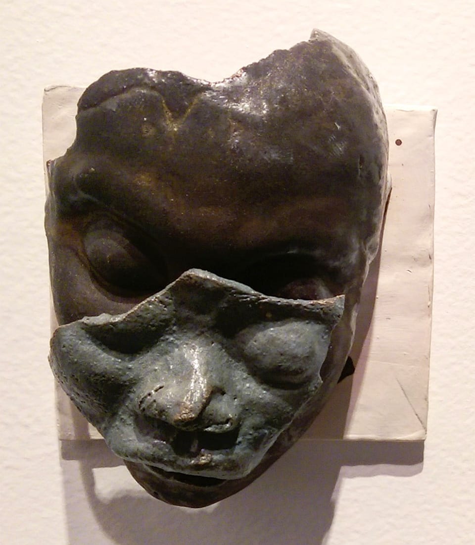 Detail of Aisha Tandiwe Bell, "Artifacts" (2015) (photo by the author for Hyperallergic)