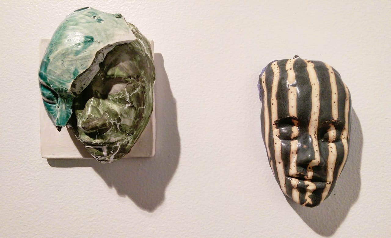 Detail of Aisha Tandiwe Bell, "Artifacts" (2015) (photo by the author for Hyperallergic)