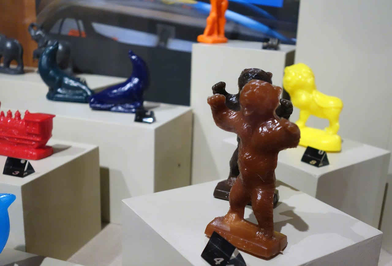 Mold-A-Rama display in the Zoozeum at the Oklahoma City Zoo