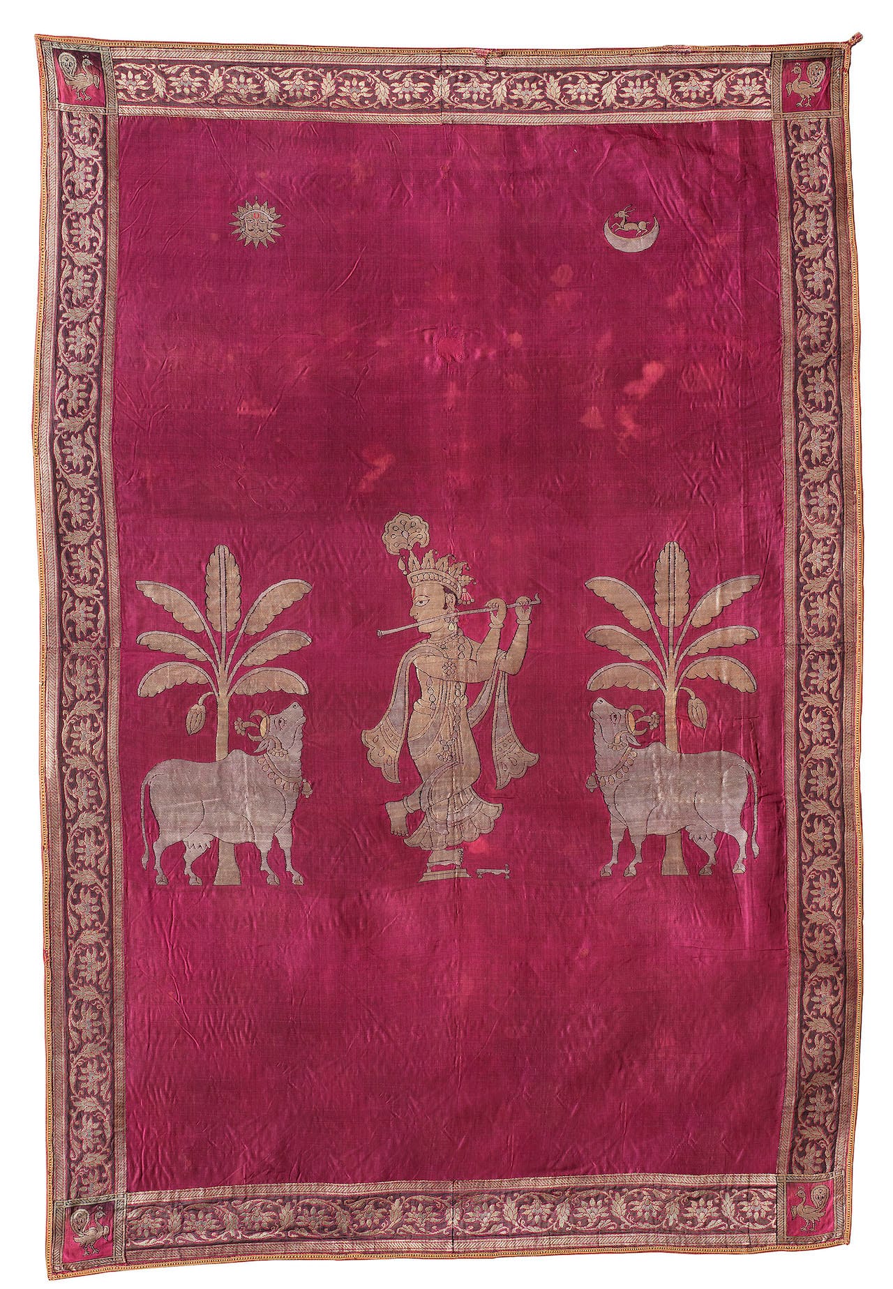 Pichvai_with_Krishna_Fluting