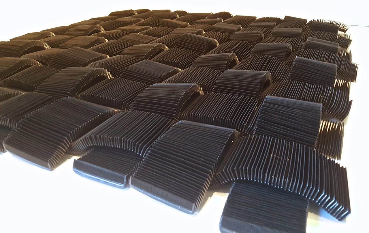 Sonya Clark, "Woven Comb Carpet"