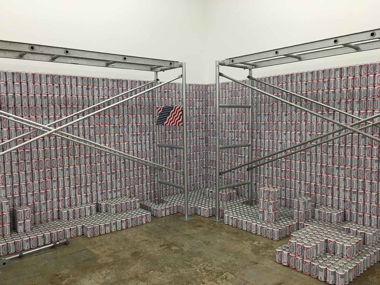 Cady Noland "This Piece Has No Title Yet" 1989