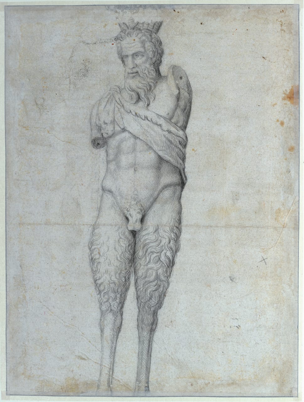 Maarten van Heemskerck, Le satyr della Valle, entre 1532 et 1536, dessin. © Paris, Bibliothèque nationale de France.