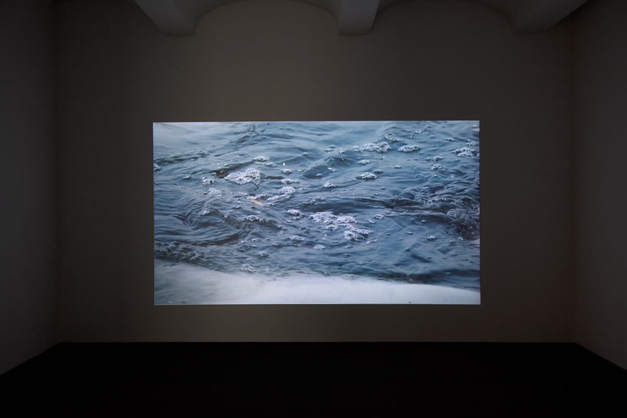 Vibha Galhotra, still from "Manthan" (2015), single-channel digital video projection, 10 min (all images courtesy Jack Shainman Gallery)