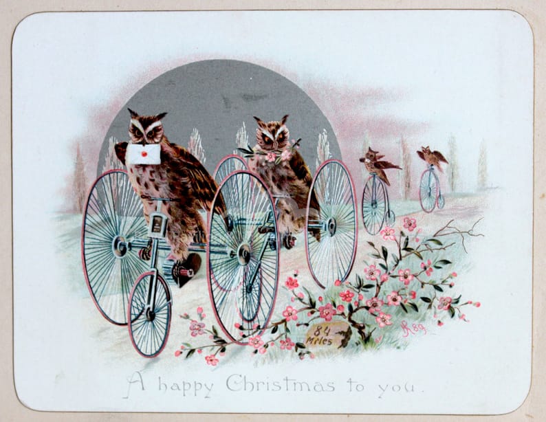 "A happy Christmas to you" (late 19th century (via Royal Pavilion & Museums, Brighton & Hove)