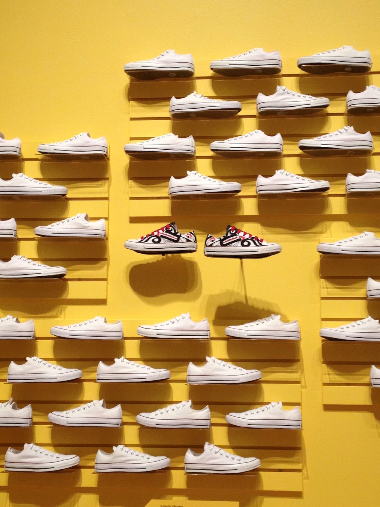 Wolf Chucks by Louie Wong in a striking commercial style display