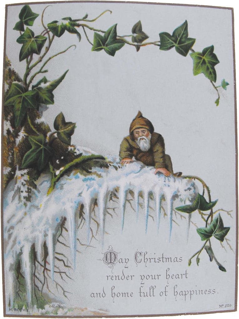 "May Christmas render your heart and home full of happiness" (via University of Glasgow Library/Flickr)