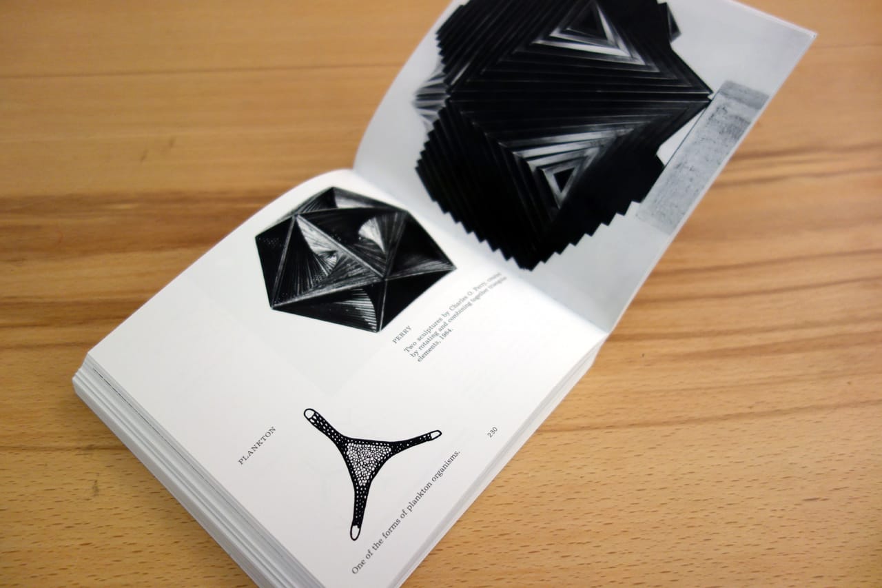 Pages from 'Bruno Munari: Square Circle Triangle' (photo of the book for Hyperallergic)