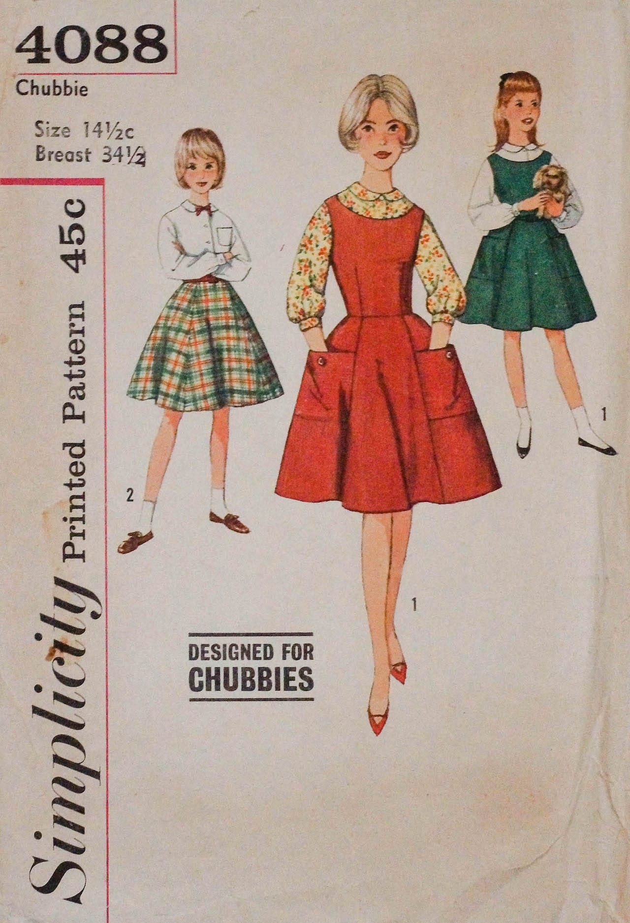 Chubbie Printed Pattern 1961 Simplicity Pattern Company Inc Private collection