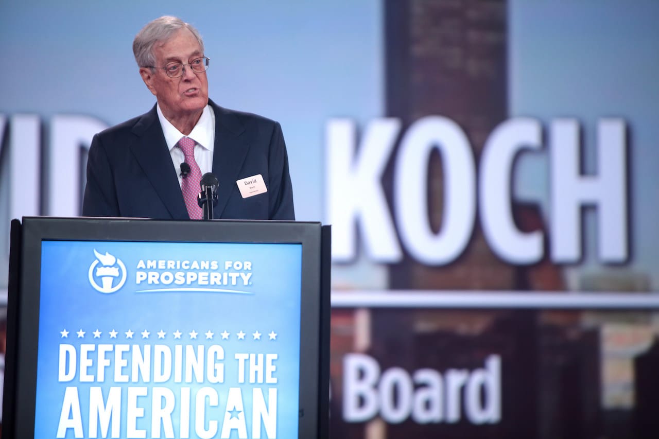 David H. Koch (photo by Gage Skidmore/Flickr)