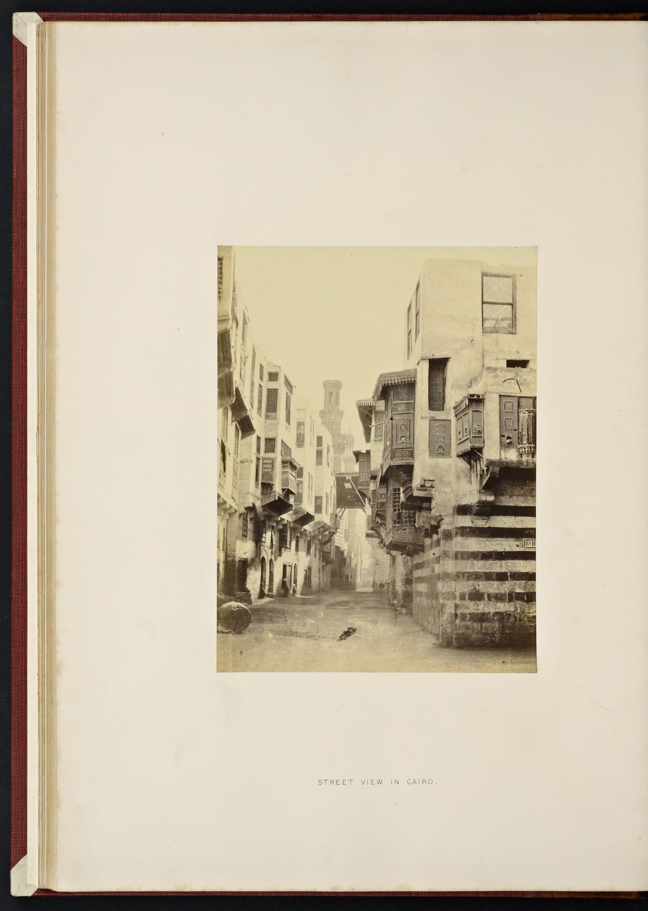 Francis Frith, "Street View in Cairo" from "Lower Egypt, Thebes and the Pyramids" (1862)
