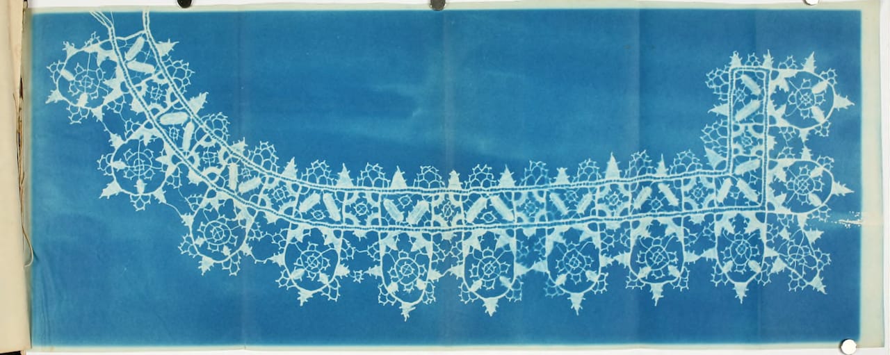 From Julia Herschel's "A Handbook of Greek Lace Making" (1870), published by R. Barrett & Sons