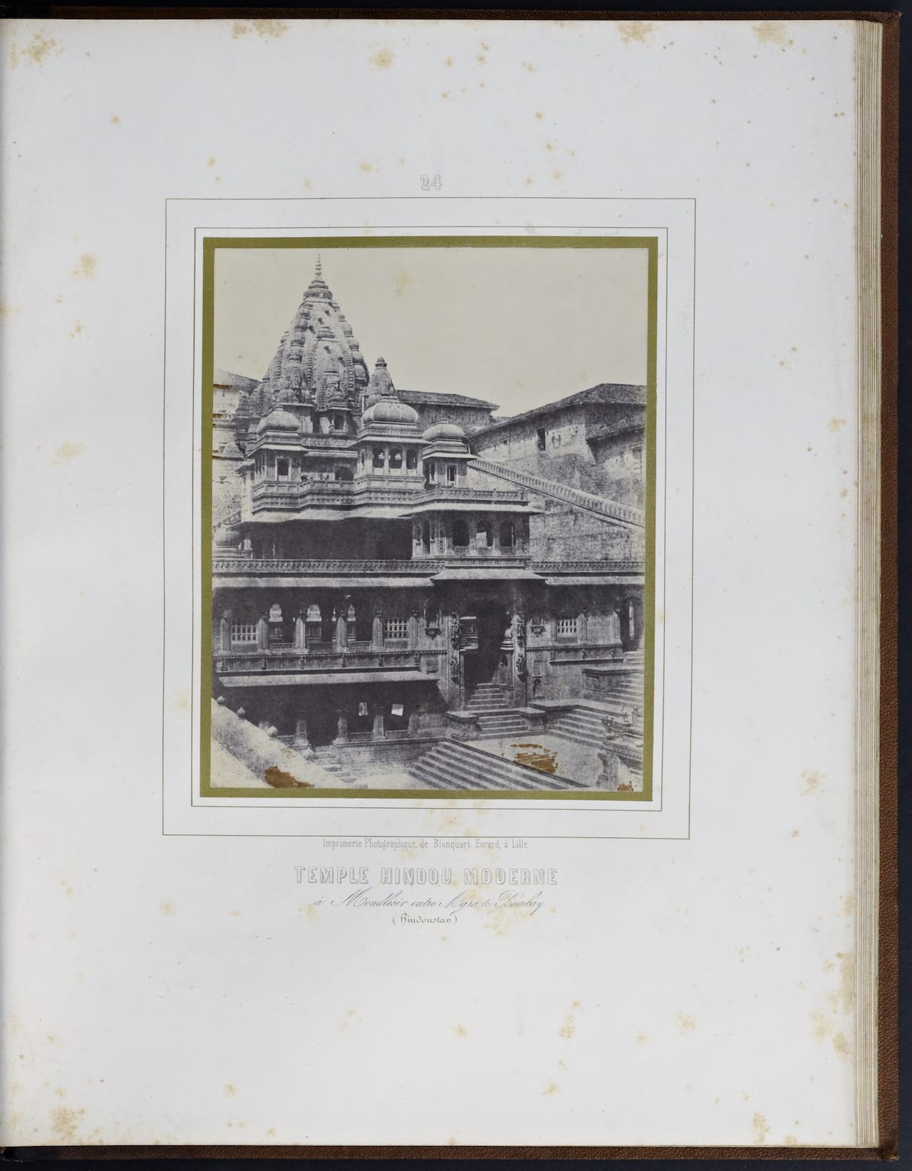 Louis Désiré Blanquart-Evrard, "Temple Hindou Moderne" from "Album photographique de l’artiste et de l’amateur" (1851)