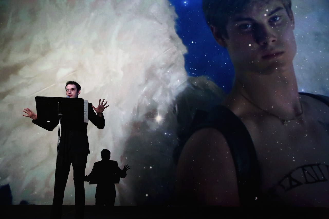 Felix Bernstein, 'Bieber Bathos Elegy,' performed on January 15, 2016 at the Whitney Museum of American Art