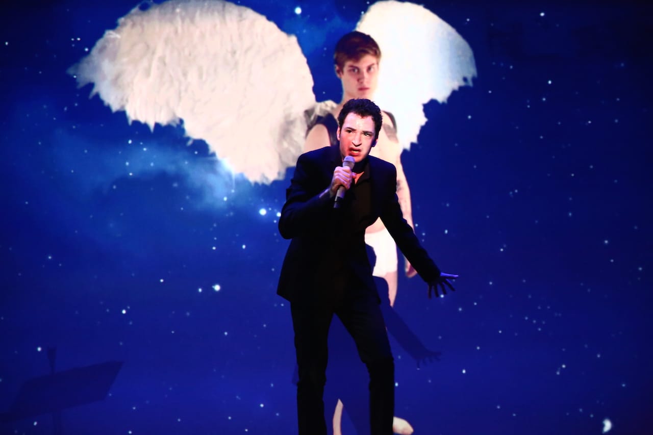 Felix Bernstein, 'Bieber Bathos Elegy,' performed on January 15, 2016 at the Whitney Museum of American Art (all photos © Paula Court)